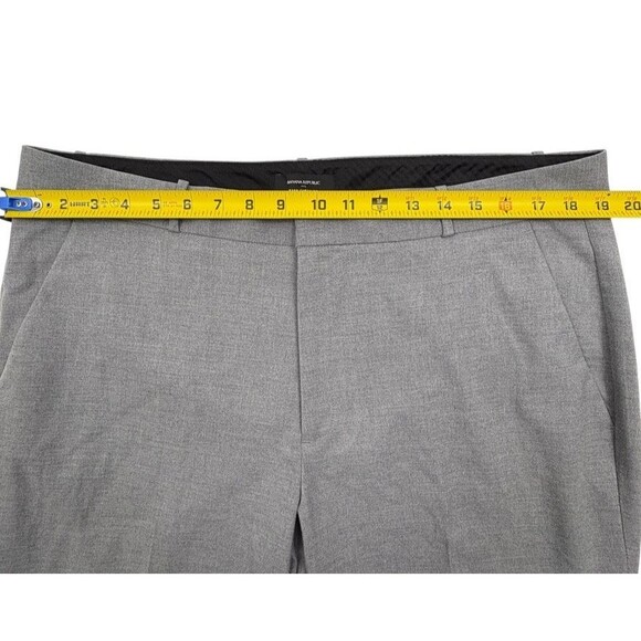 Banana Republic Ryan Curvy Fit Pants Tapered Light Gray Office Work Plus 16 - Picture 6 of 16